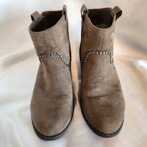 Mossimo Taupe Bootie with Metallic Stud Detail